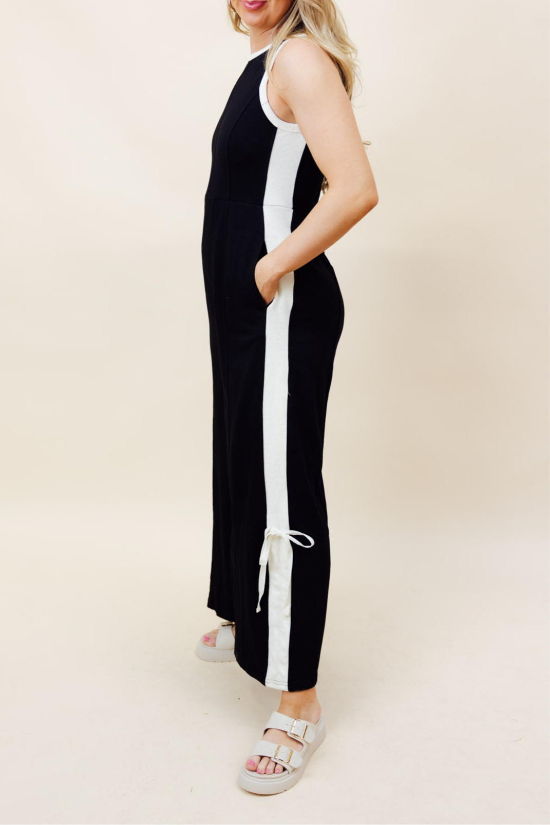 Black Tie Jumpsuit